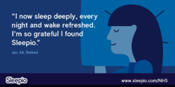 Sleepio feedback infographic