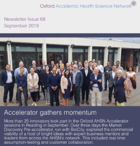 Oxford AHSN sample newsletter