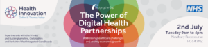 Banner for The Power of Digital Health Partnerships Event July 2024