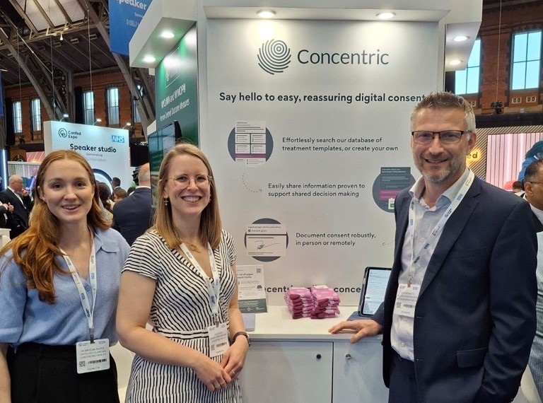 Guy Checketts, With Chloe and Brogan from Concentric